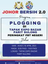 Program Aktiviti Plogging Sempena Johor Bersih 2.0
